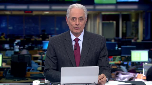 William Waack no "Jornal da Globo" (Foto: Reprodução/Globo)