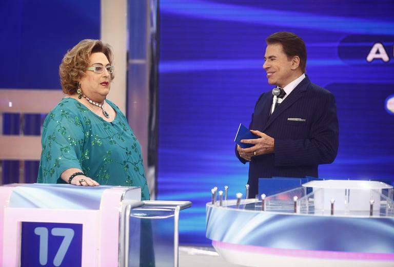 Mama participou diversas vezes do "Programa Silvio Santos" (Foto reprodução) 