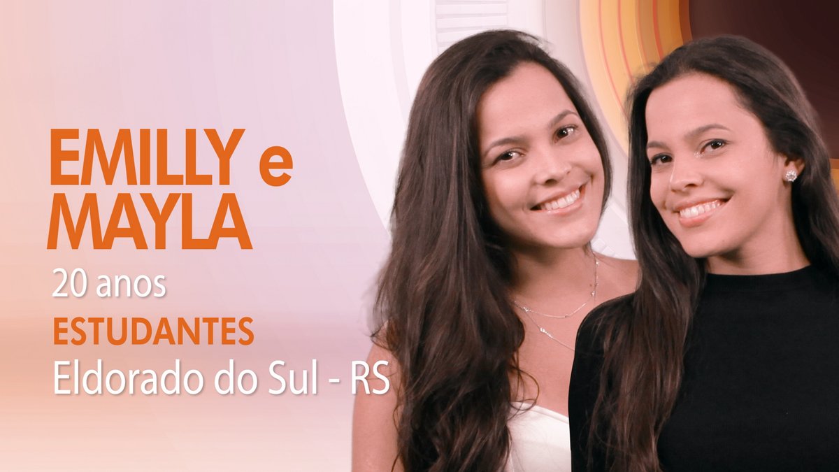 As gêmeas Emilly e Mayla, participantes do "BBB17" (Foto: Globo/Divulgação)