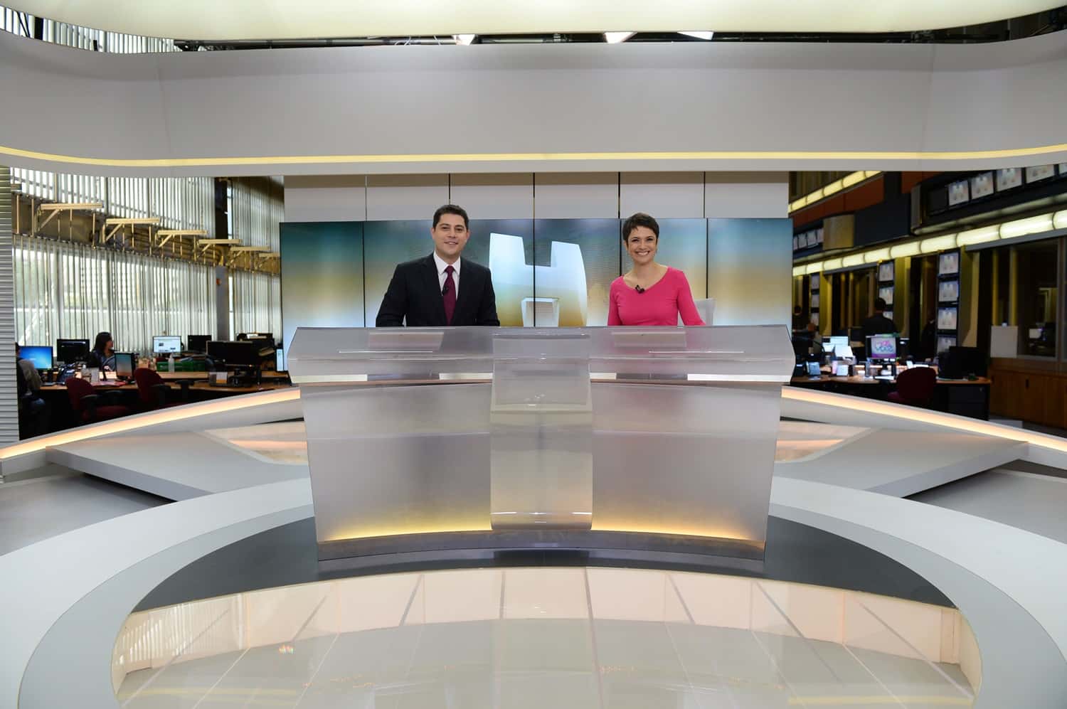 Novo visual do "Jornal Hoje"