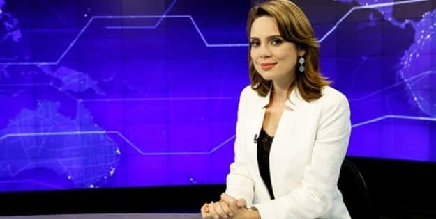 A jornalista Rachel Sheherazade, âncora do "SBT Brasil", não fará mais comentários na emissora Foto: Lourival Ribeiro