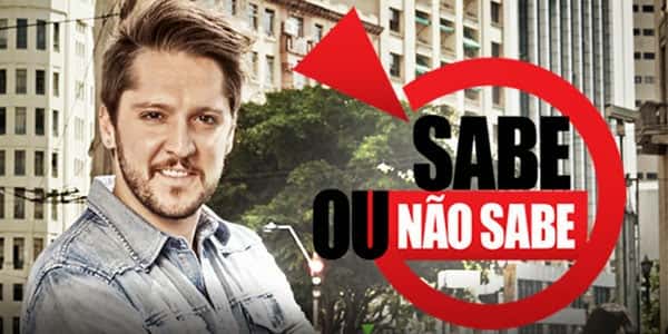 André Vasco apresenta o "Sabe ou Não Sabe" (Foto: Divulgação / Band)