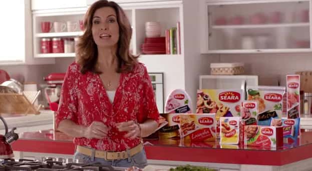 Fátima Bernardes em comercial na TV
