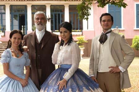 A novela teve grandes atores em seu elenco