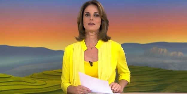 Helen Martins, apresentadora do Globo Rural; programa demorou dois anos para responder telespectador