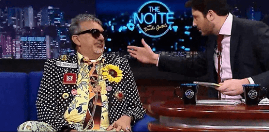Com o cantor Falção, "The Noite" foi líder em audiência