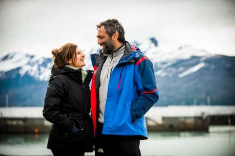 Débora Bloch e Domingos Montagner gravam "Sete Vidas" na Argentina (Foto: João Miguel Júnior/ TV Globo)