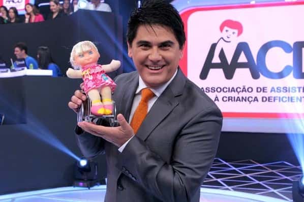 César filho foi vetado no "Teleton" deste ano (Foto: Divulgação/SBT)