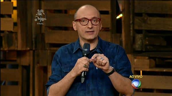 Britto Jr. revelou para quem estava sendo a a sua torcida (Foto: Reprodução)