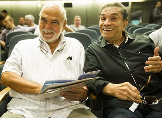 Lima Duarte e Dedé (Foto: Globo/João Miguel Júnior)