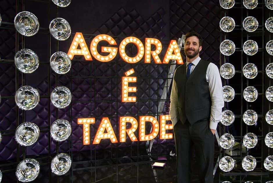 Rafinha apresentava o Agora é Tarde, na Band, (Foto:Divulgação)
