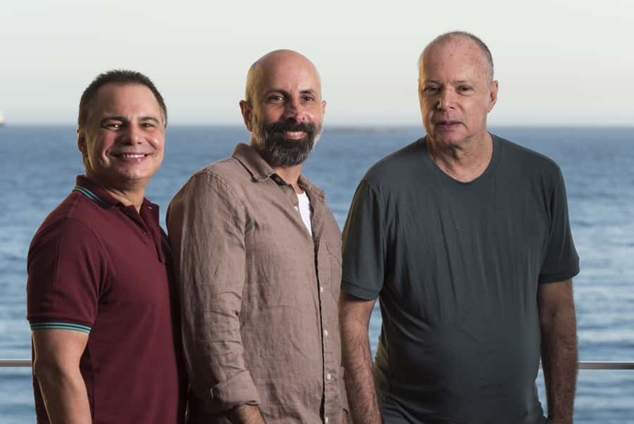 Gilberto Braga, Ricardo Linhares e João Ximenes Braga escrevem "Rio Babilônia". (Foto: Divulgação)
