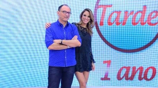 Futuro de Britto Jr. e Ticiane Pinheiro" é incerto na Record. (Foto: Divulgação)
