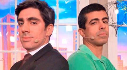 Os humoristas estiveram no programa (Foto: Divulgação)