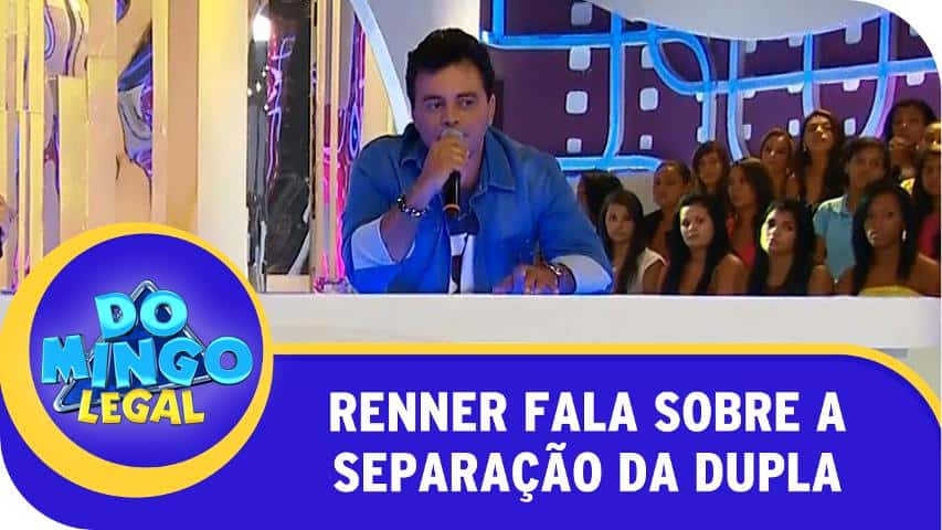 O cantor esteve no programa (Foto: Divulgação/SBT)