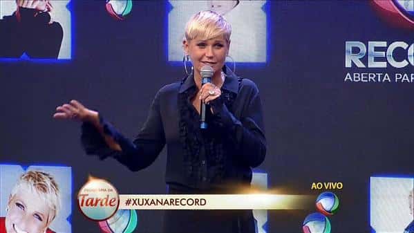 Xuxa foi apresentada na Record (Foto: Reprodução)