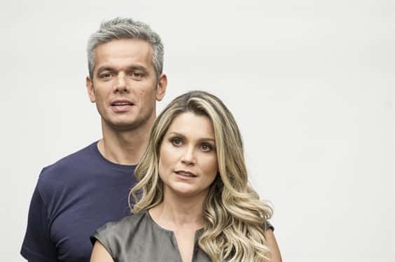 Otaviano Costa e Flavia Alessandra (Foto: Globo/João Cotta)