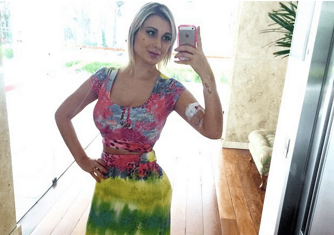 Andressa foi direto para o Templo de Salomão (Foto: Reprodução/Instagram)
