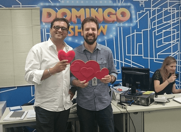 Geraldo Luiz ao lado do diretor Virgílio (Foto: Reprodução/Instagram)