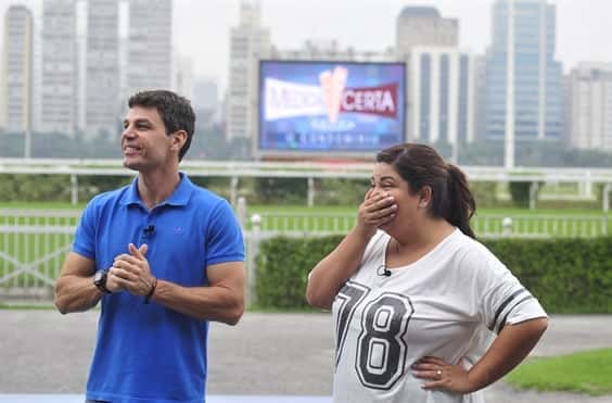 Fabiana Karla e Márcio Atalla (Foto: Globo/Reinaldo Marques)