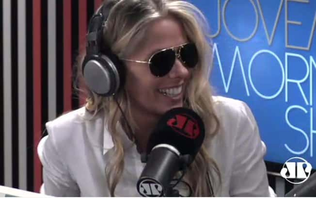 Apresentadora participou do programa "morning Show" (Foto: Reprodução)