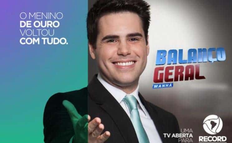 Luiz Bacci abre a programação da Record (Foto: Divulgação)