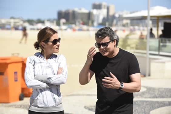 Inês (Adriana Esteves) e Evandro (Cássio Gabus Mendes) (Foto: Globo/ Divulgação)