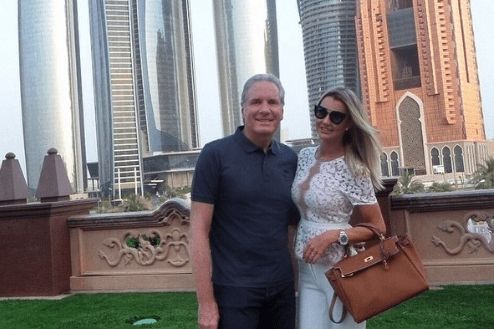 Ana Paula Siebert e Roberto Justus em lua de mel (Foto: Instagram / Reprodução).