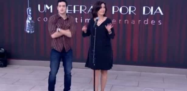 Fátima Bernardes se apresenta ao "Encontro"