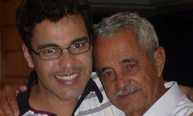 Zezé Di Camargo ao lado do pai, Seu Francisco (Foto: Divulgação)
