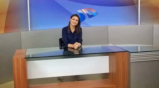 Estúdio do "Jornal do Dia", da TV Alagoas (Foto: Reprodução/Facebook)