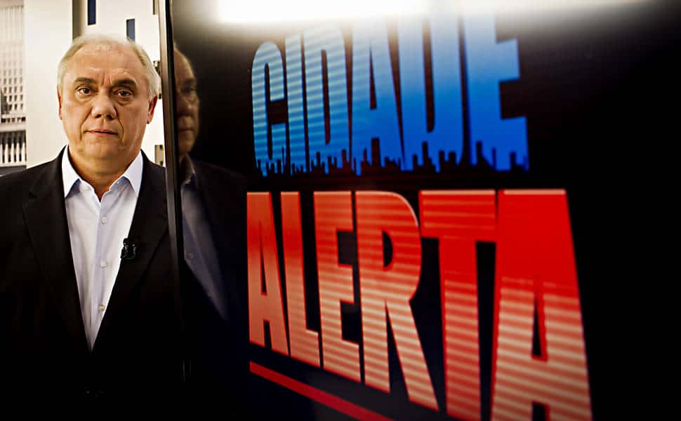 Marcelo Rezende comanda o "Cidade Alerta" quatro horas por dia (Foto: Divulgação)