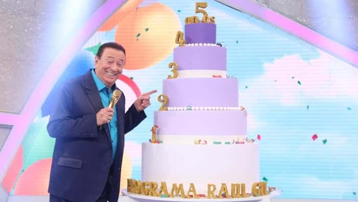 Raul Gil comemora 5 anos no SBT (Foto: Rodrigo Belentani/ SBT)