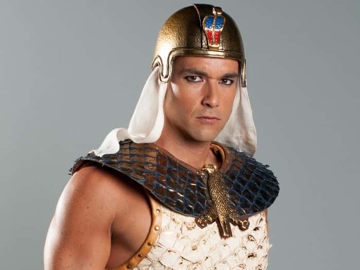 Sergio Marone é Ramsés em "Os Dez Mandamentos" (Foto: Divulgação)