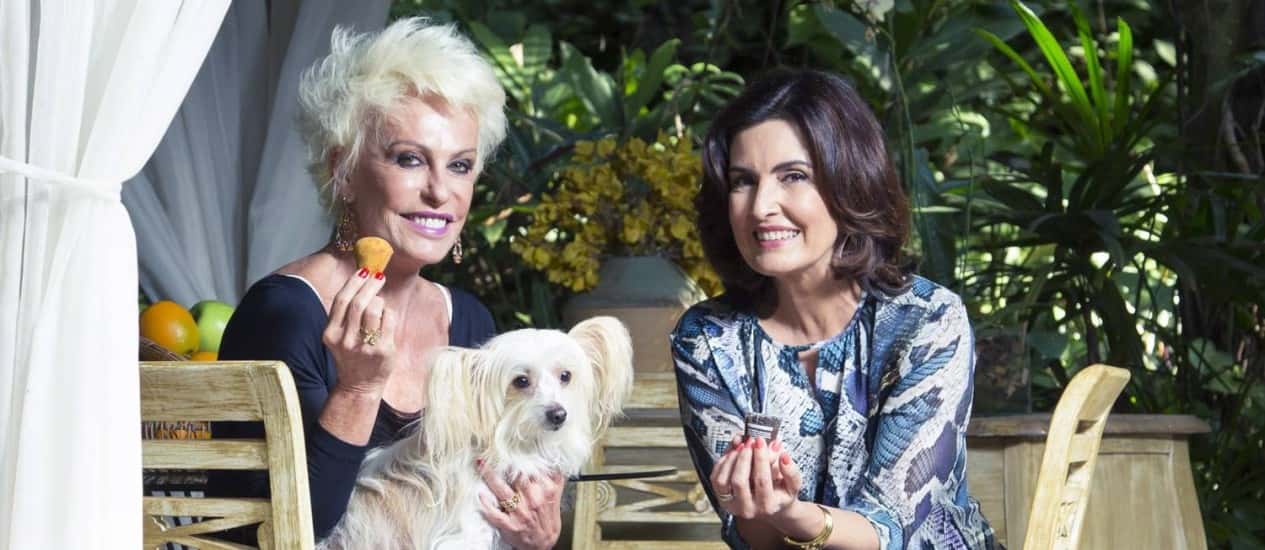 Ana Maria Braga e Fátima Bernardes se reúnem (Foto: Agência O Globo)