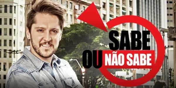 André Vasco apresentava o Sabe Ou Não Sabe (Foto: Divulgação/Band)