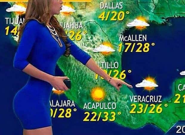 Yanet Garcia mostra atributos na TV (Foto: Reprodução)