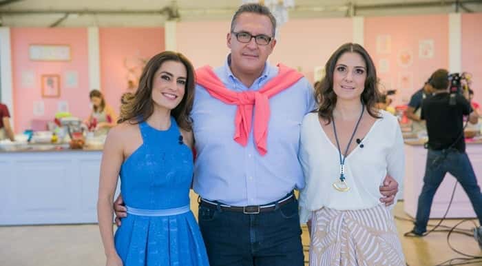 Ticiana Villas Boas, Fabrizio Fasano Jr. e Carolina Fiorentino (Foto: Artur Igrecias/ SBT)
