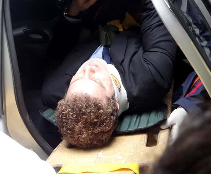 Vini sofre grave acidente de carro (Foto: Juliana Lessa/Gshow)