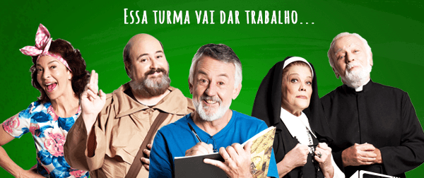 "Supletivo do Céu" mistura humor com ensinamentos bíblicos (Foto divulgação: TV Aparecida)