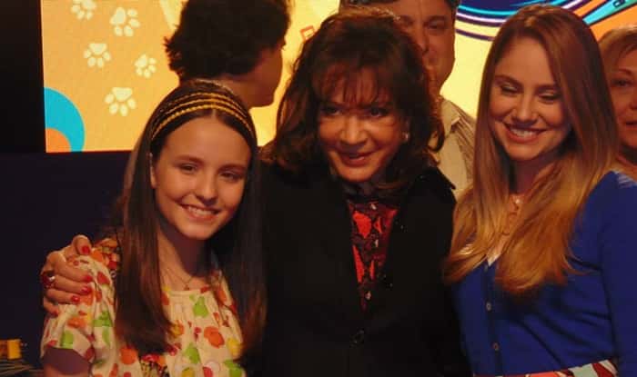 Larissa Manoela, Íris Abravanel e Juliana Baroni (Foto: Thaís Teles/ TV Foco)