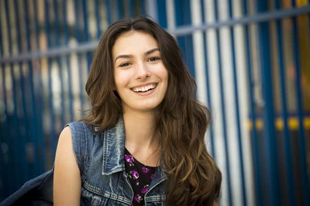 Marina Moschen posa para foto. (Foto: Globo/João Miguel Júnior).