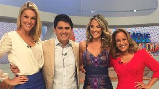 Apresentadores do "Hoje em Dia" da Record (Foto divulgação)