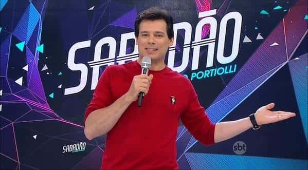 Celso Portiolli comanda o "Sabadao" (Foto: Reprodução/ SBT)