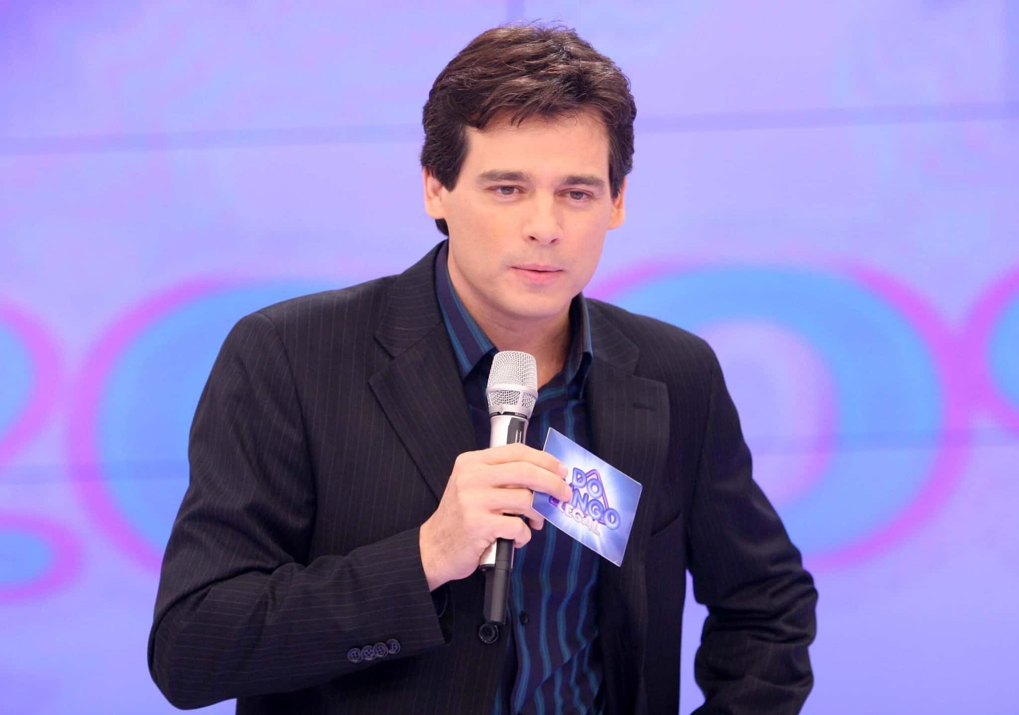 Celso Portiolli comanda o "Domingo Legal" (Foto: Lourival Ribeiro/SBT)