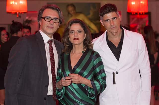 Maurice Argent (Fernando Eiras), Fanny (Marieta Severo) e Anthony (Reynaldo Gianecchini) (Foto: Globo/ Felipe Monteiro)