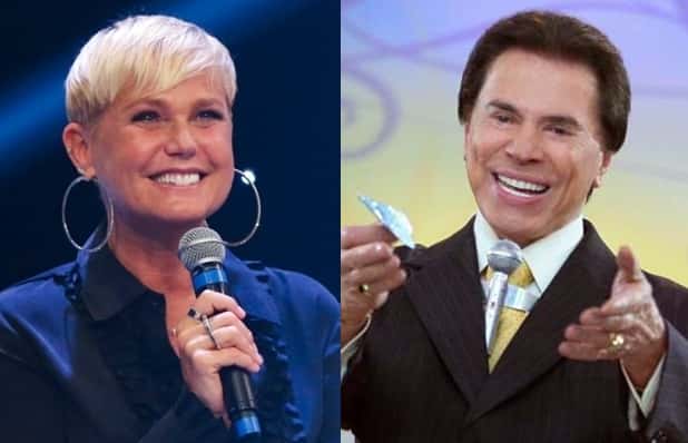 Xuxa e Silvio Santos em encontro histórico (Foto: Montagem/TV Foco)