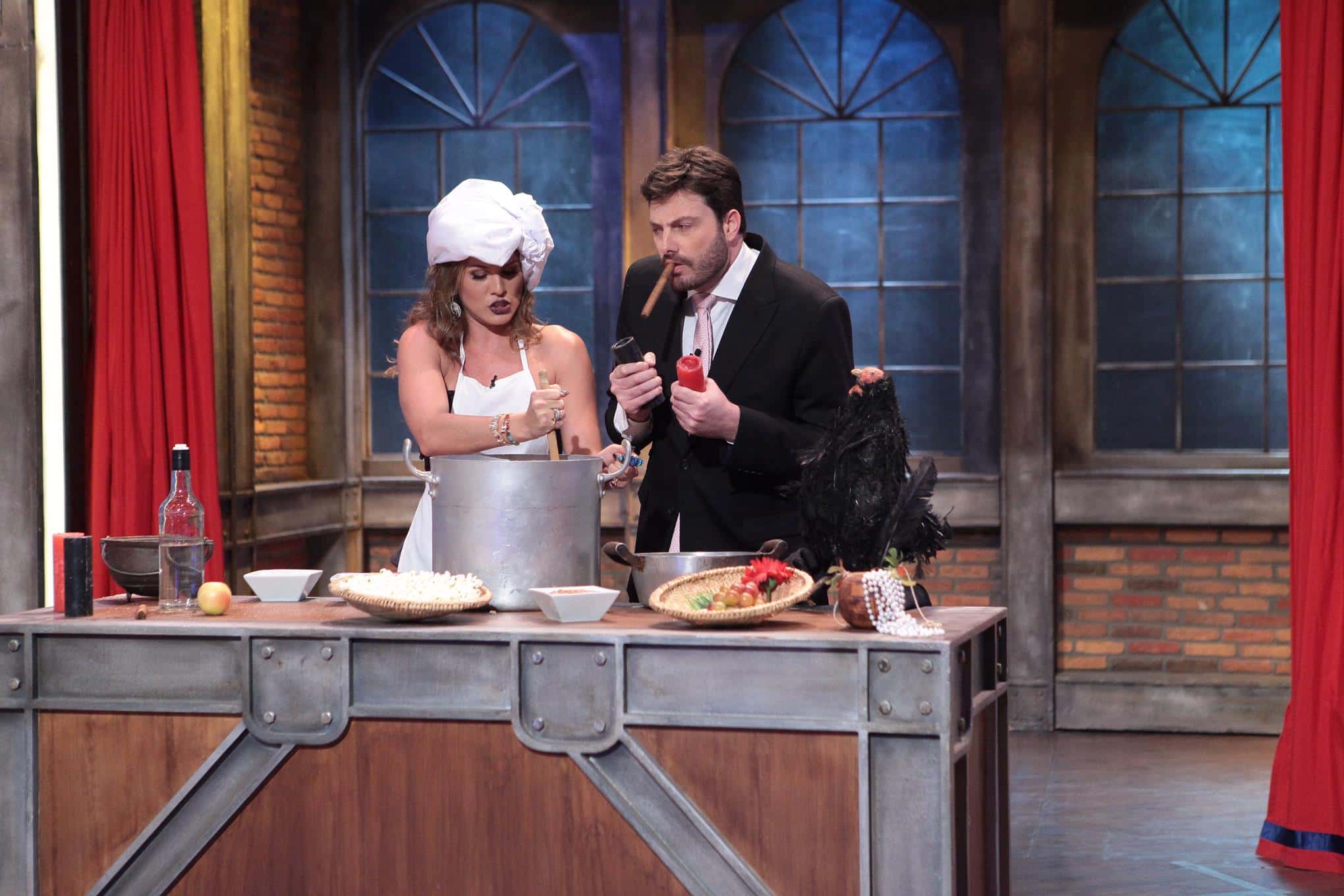 Lívia Andrade no "The Noite" (Foto divulgação: SBT)