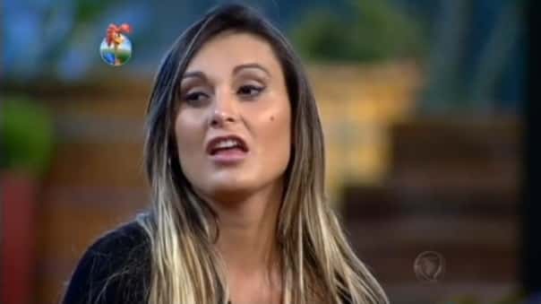Andressa Urach durante o reality "A Fazenda" (Foto: Reprodução/Record)