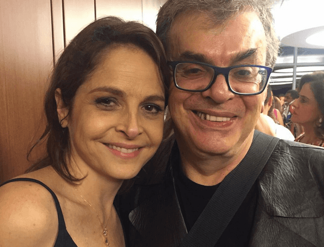 Walcyr Carrasco e Drica Moraes em festa da novela (Foto: ReproduçãoInstagram)